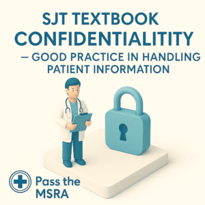 GMC confidentiality MSRA SJT revision guide