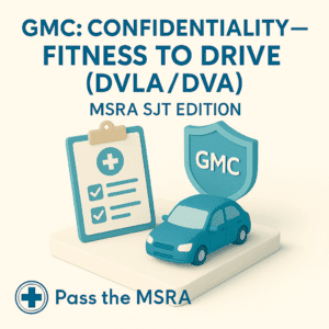 GMC fitness to drive & DVLA reporting